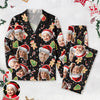 Custom Funny Family Face With Christmas Pattern Pajamas HA75 892792