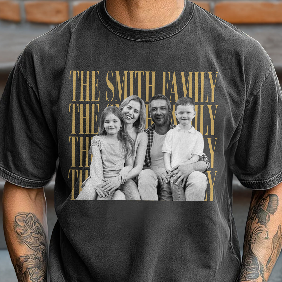 Custom Family Photo Comfort Shirt Family Celebration Gift TH10 170073