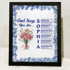 Custom Name Letter God Says I Am Flower Toile De Jouy Style Picture Frame LM32 895389