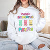 Grandma's Little Peeps Personalized Easter Shirt Gift For Grandma Mommy CH07 895300
