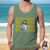 Personalized Vintage Photo Best Dad Mom Ever Tanktop CH07 911704