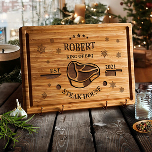 The Grillfather BBQ Engraved Cutting Board Personalized Gift For Christmas HO82 894354
