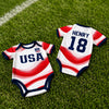 Personalized Name USA 2026 Soccer Baby Onesie - Gift For Sport Lovers LM32 669421