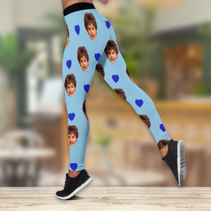 Custom Photo Face And Heart Icon Legging HO82 900514
