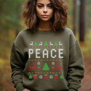 Personalized Come In Peace Couple Christmas Shirt, Funny Xmas Gift HO82 900684