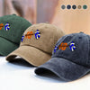 Personalised Cracked Ball Sports Classic Peak Washed Baseball Denim Cap LM32 893979