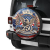 USA 250th Anniversary, 1776-2026 US 250 Emblem Semiquincentennial Tire Cover HO82 901024