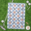 Custom Baby Face Best Dad Ever Retro Golf Towel- Gift for Parents, Father's Day, Golfer LM32 669013