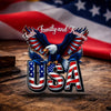 Faith, Family & Freedom 250 Years of America Patriot Eagle Acrylic Pin LM32 899525