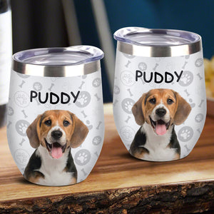Custom Photo Dog And Cat Wine Tumbler TH10 892835