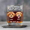 Custom Photo Woof Best Dog Dad Whiskey Glass Father's Day Gifts HA75 892370