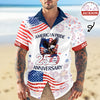 Custom Name Patriotic 250th Anniversary God Bless America Eagle Hawaii Shirt HO82 901200