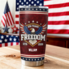 Custom Name 250 Years of Freedom America 1776–2026 Anniversary Fat Tumbler CH07 910552