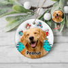Custom Dog Photo I Am Santa 3D Inflated Effect Ceramic Ornament Personalized Gift For Dog Lovers HO82 894712
