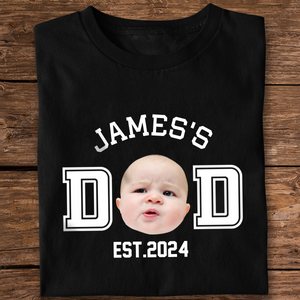 Custom Kid Photo Dad Mom EST Dark Shirt Family Gift CH07 895994