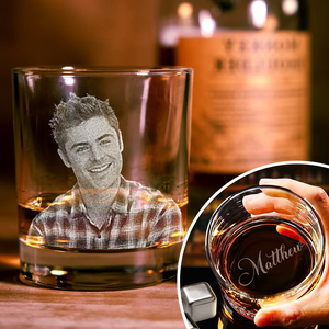Custom Your Photo And Name Whiskey Glass TH10 892773