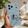 Custom Dog Dad, Dog Mom, Cat Dad, Cat Mom Personalized Leather Phone Case HA75 921888