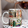 Custom Name Floral Book Stained-Glass Style Mug Personalized Gift For Book Lovers TH10 898765
