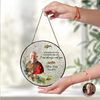 Custom Photo I Am Always With You Stained Glass Suncatcher LM32 897501