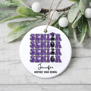 Personalized Senior 2026 Ceramic Ornament Gift For Graduation LM32 897321