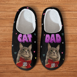 Custom Photo Cat Mom Personalized Slippers Gift For Cat Lovers CH07 896790