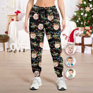 Custom Photo Best Mommy Daddy Ever Sweatpants Christmas Gift CH07 896364