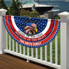 Custom Family Name Home Of The Free Because Of The Brave Non-Pleated Fan Flag CH07 910180