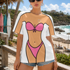 Personalized Bride Bikini Body 3D White Shirt - Wedding Party Gift for Her HA75 921846