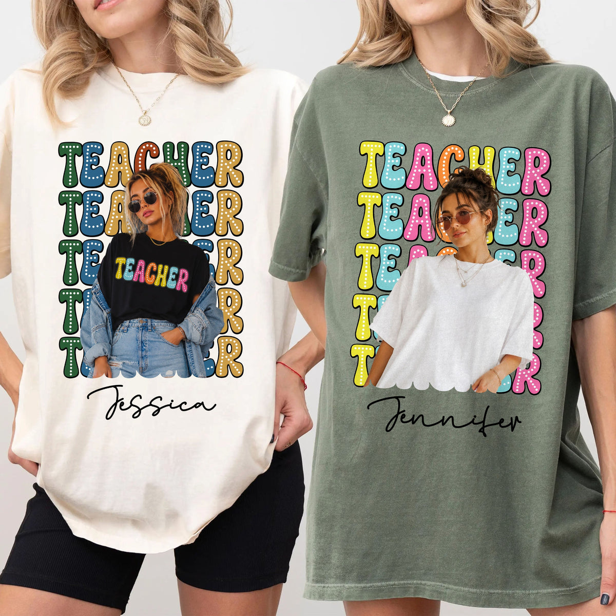 Custom Photo Teacher Comfort Shirt - Personalized Back to School Gift CH07 911982
