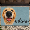 Custom Funny Pet Face Welcome Home Doormat - Personalized Gift For Pet Lovers CH07 911938