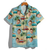 Custom Cute Face Island Vacation Summer Vibe Hawaiian Shirts LM32 893487