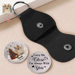 Custom Photo I Will Carry You With Me Until I See You Again Memorial Dog Pocket Hug HA75 897954