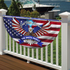 Custom Family Name Faith, Family & Freedom America 250 Years Non-Pleated Fan Flag HA75 898786