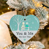 I Want To Grow Old With You Custom Couple Glass See 2D Flat Acrylic Ornament CH07 899868