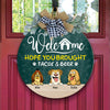 Hope You Bought Tacos & Drink Wooden Door Sign Personalized Gift HO82 893716