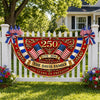 Custom Family Name 250th Anniversary 250 Years Of Freedom Non-Pleated Fan Flag LM32 669337