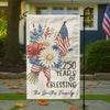 Custom Family Name 250 Years America, 1776-2026 USA 250th Garden Flag TH10 898311