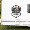 Personalized Family Name Happy Campers Adventures RV Decal Sticker LM32 669403