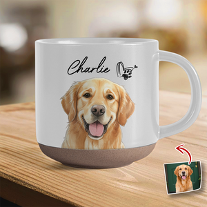 Custom Photo Dog Cat Pottery Mug For Dog Cat Lovers TH10 896927