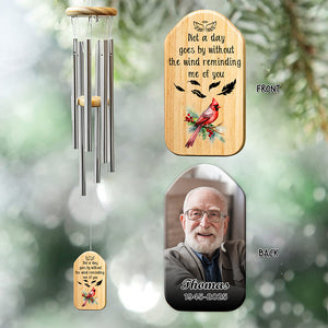 Custom Photo The Wind Reminding Me Of You Memorial Wind Chimes LM32 893213