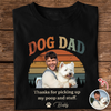 Custom Dog Dad Vintage Dark Shirt For Dog Lovers CH07 911440