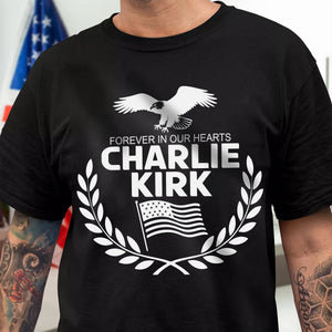 Justice for Charlie Kirk - Prayers Up for Charlie Memorial Dark Shirt LM32 65623