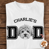 Custom Photo Dog Cat Dad White Shirt - Father’s Day Gift for Dog & Cat Lovers HA75 921418