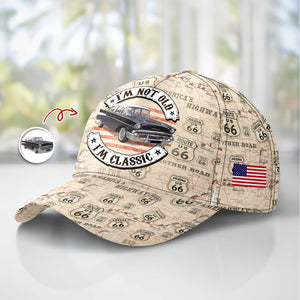 This Is How I Roll - Custom Vehicle Photo Upload Car Route 66 Classic Cap CH07 896384