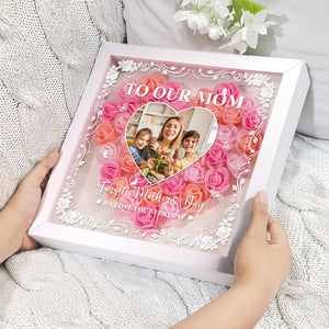 Custom Photo Mom I Love You Everyday Flower Shadow Box Mother's Day Gift HA75 892046