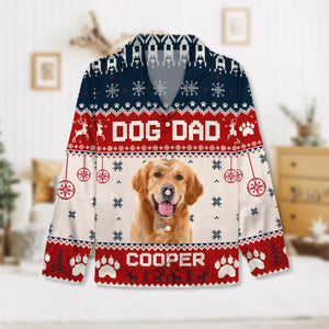 Custom Photo Dog Dad Dog Mom Christmas Pajamas TH10 894287