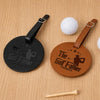 Custom Name The Golf Father Leather Golf Bag Tag Gift with Golf Tees, Personalized Leather Golf Bag Tag Gift with Golf Tees, Gift for Golfer HO82 900816