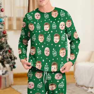Custom Face Photo Best Mom Best Dad Ever Sleepwear CH07 899122