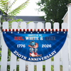 Personalized Courtesy Of The Red, White & Blue 250th Anniversary 1776–2026 Cowboy Boots Non-Pleated Fan Flag LM32 669265