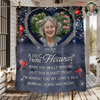 Personalized A Hug From Heaven Custom Photo Memorial Blanket CH07 896454